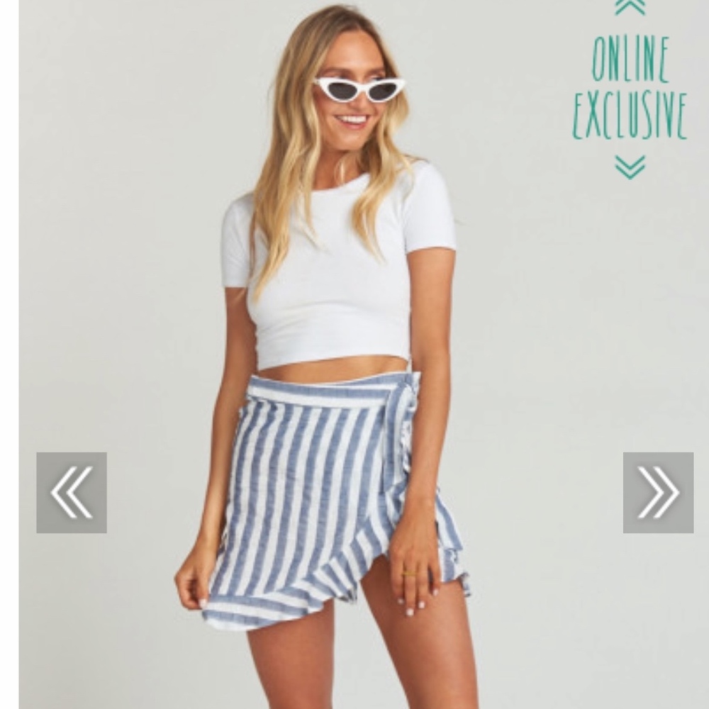 Show Me Your MuMu Roam Ruffle Skirt S20